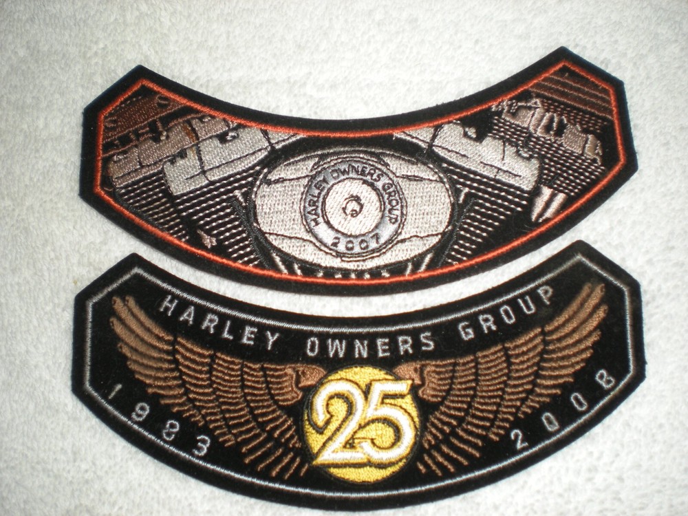 Harley Davidson Owners Group Patches & More Lot (3)