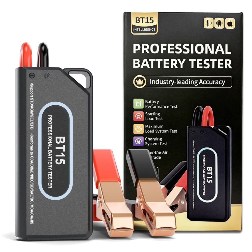 2026 BT15 Car Battery Tester 12V Load Tester Charging System Analyzer