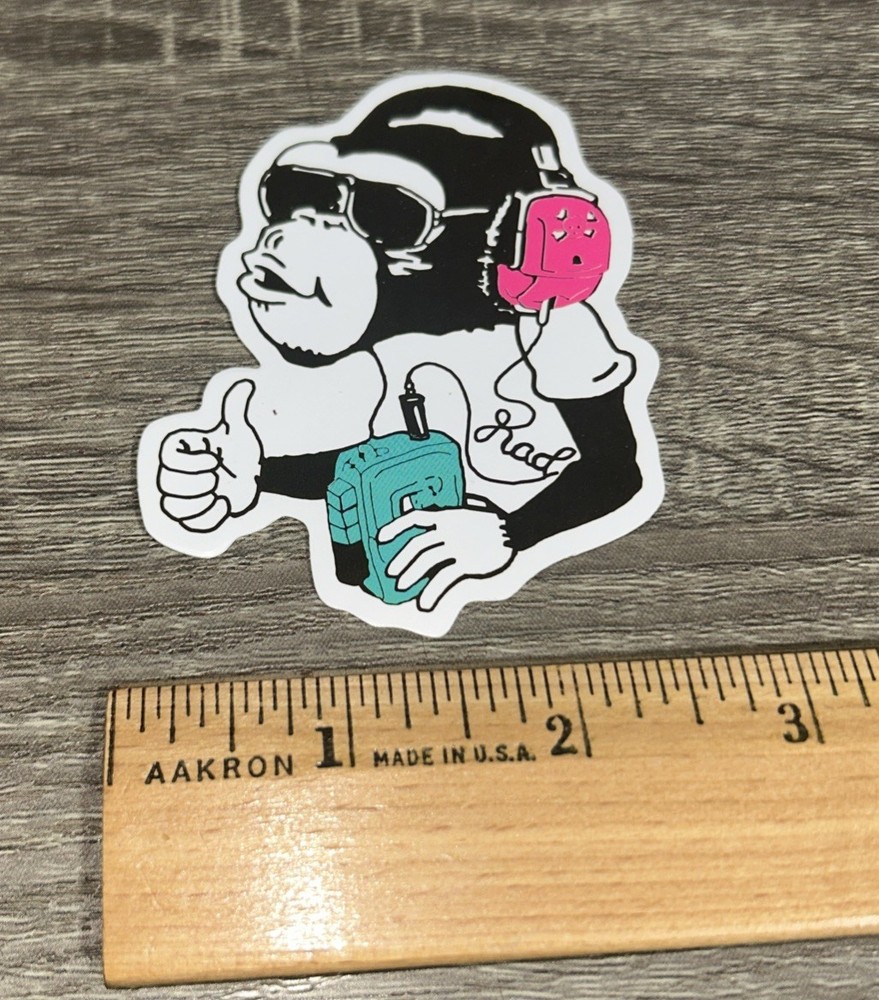 Laptop/Phone Sticker Gorilla