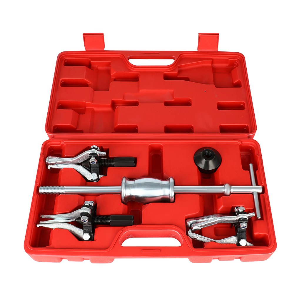 3 Jaw Gear Bearing Slide Hammer Puller Internal External Puller Tool Kit