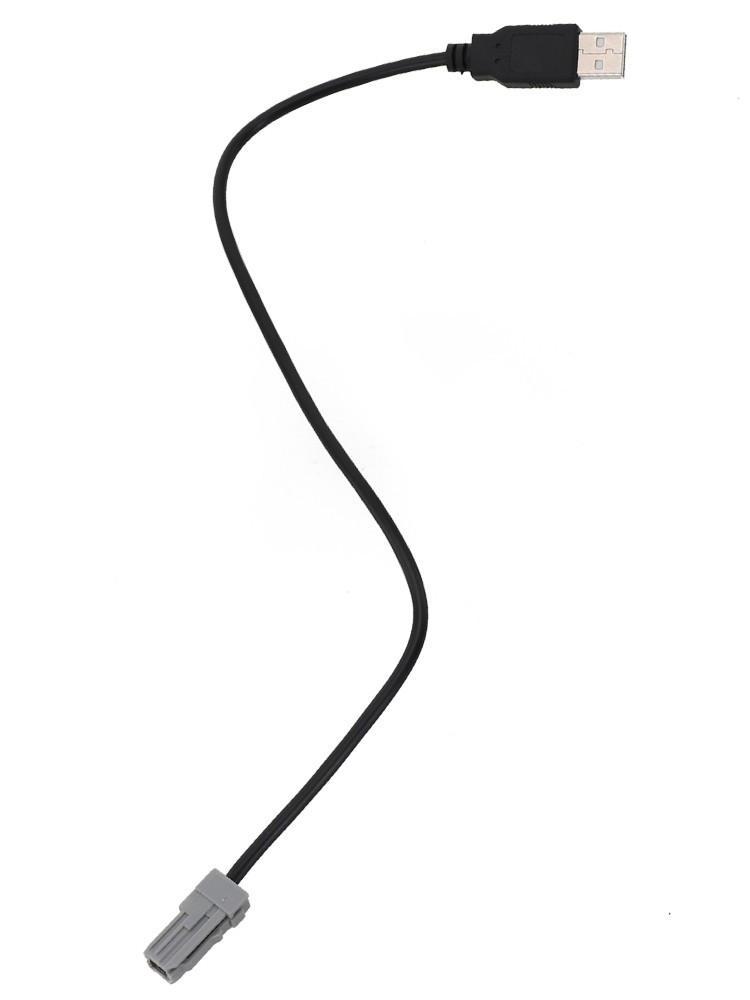 Black Car Cable USB to MP3 Data Line Adapter for Direct Installation
