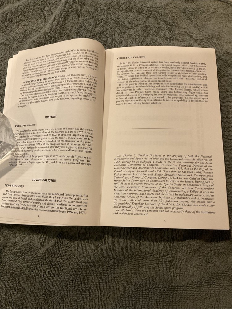 Thompson Ramo Wooldridge TRW Space Log 1977, Soviet Interceptor Program ￼NASA