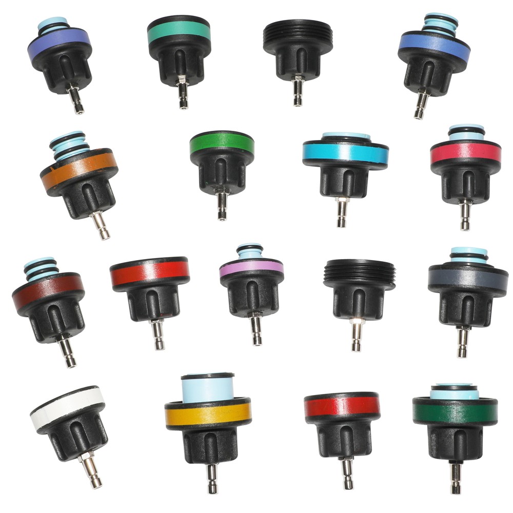 28 PCS Radiator Pressure Tester Vacuum-Type Cooling System Refill Kit