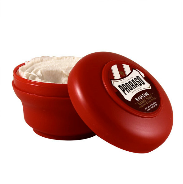 6 Pack Proraso Shaving Soap Bowls - Red