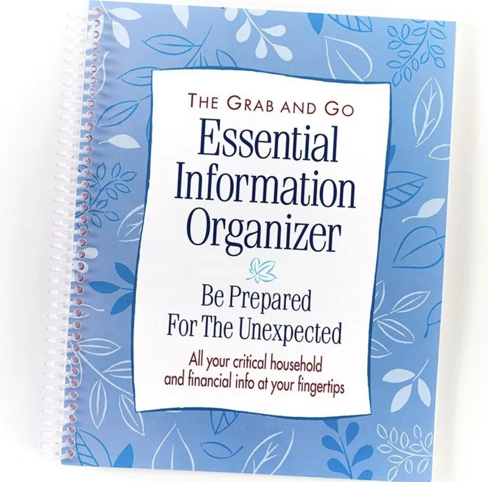 Grab And Go Essential Information Organizer Guide Prepare For The Unexpected