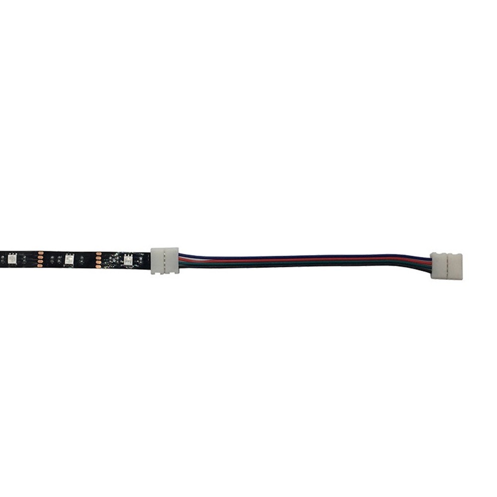 4 Pcs Power Adaptor Strip LED Light Strips Connection Cable Connector