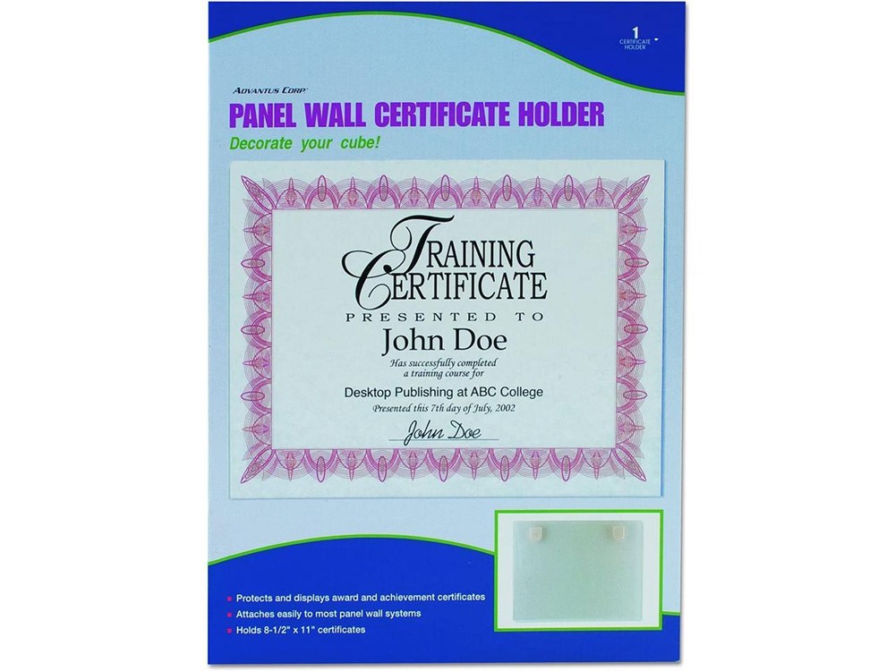 Panel Wall Acrylic Frame, 11 x 8 1/2, Clear