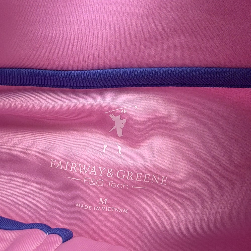 NEW Fairway & Greene Coughlin 1/4 Zip Golf Pullover Men’s Medium NWT