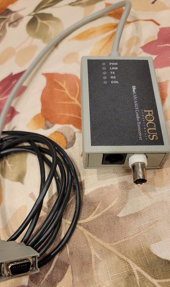 Focus Enhancements Transceiver EtherLAN 060-2170 Combo for Macintosh Apple