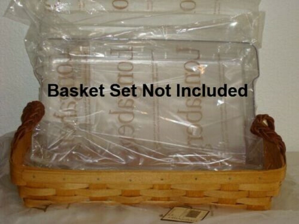 Longaberger Sage Green Solid Medium Serving Basket Liner #2356887 - NEW