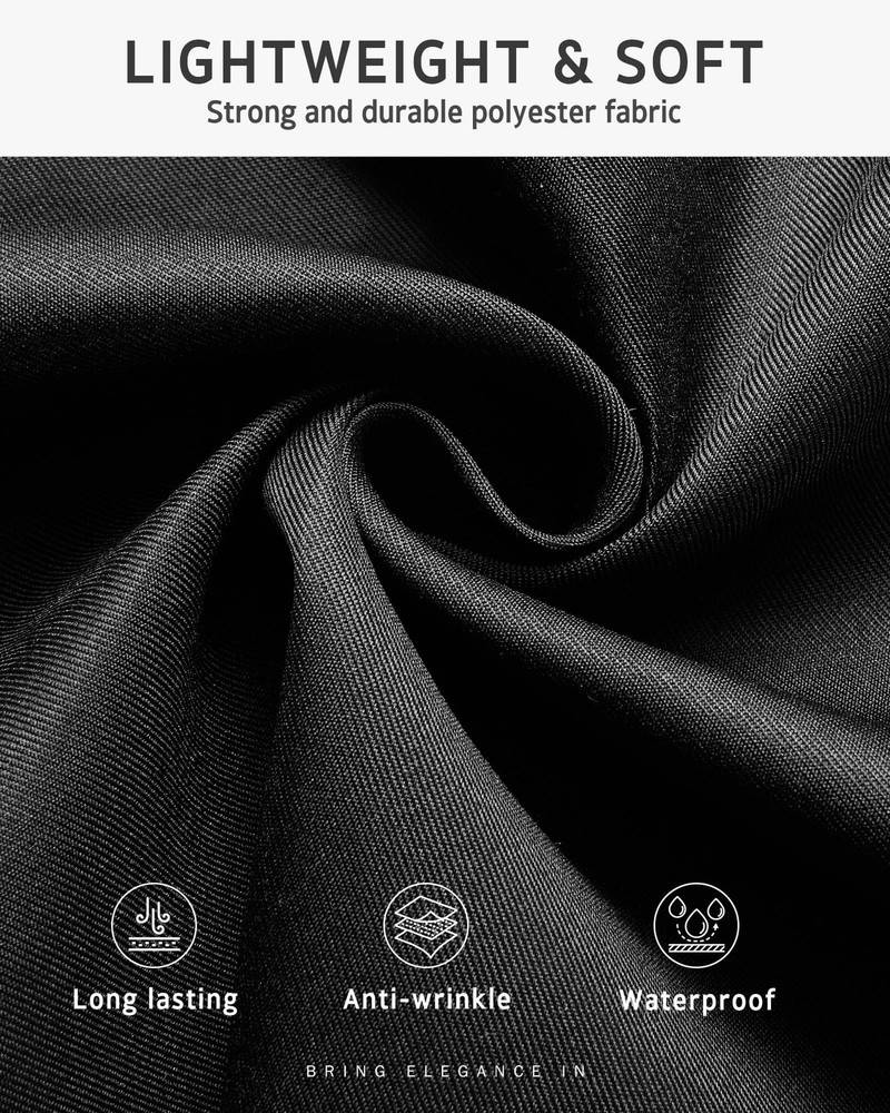 Syntus 3 Pack Server Aprons with 3 Pockets, Waterdrop Resistant Waitress Wait...