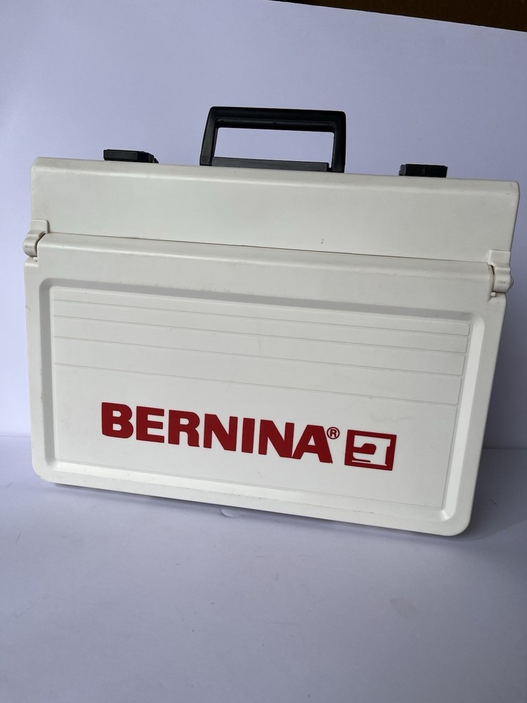 Vintage Bernina Sewing Accessory Storage Box Carrying Case White