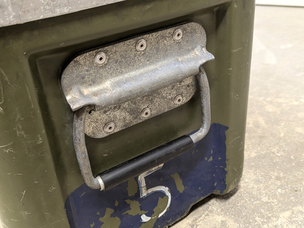 British Army Military MOD Lockable Equipment Transport Storage Case Box Tool Box