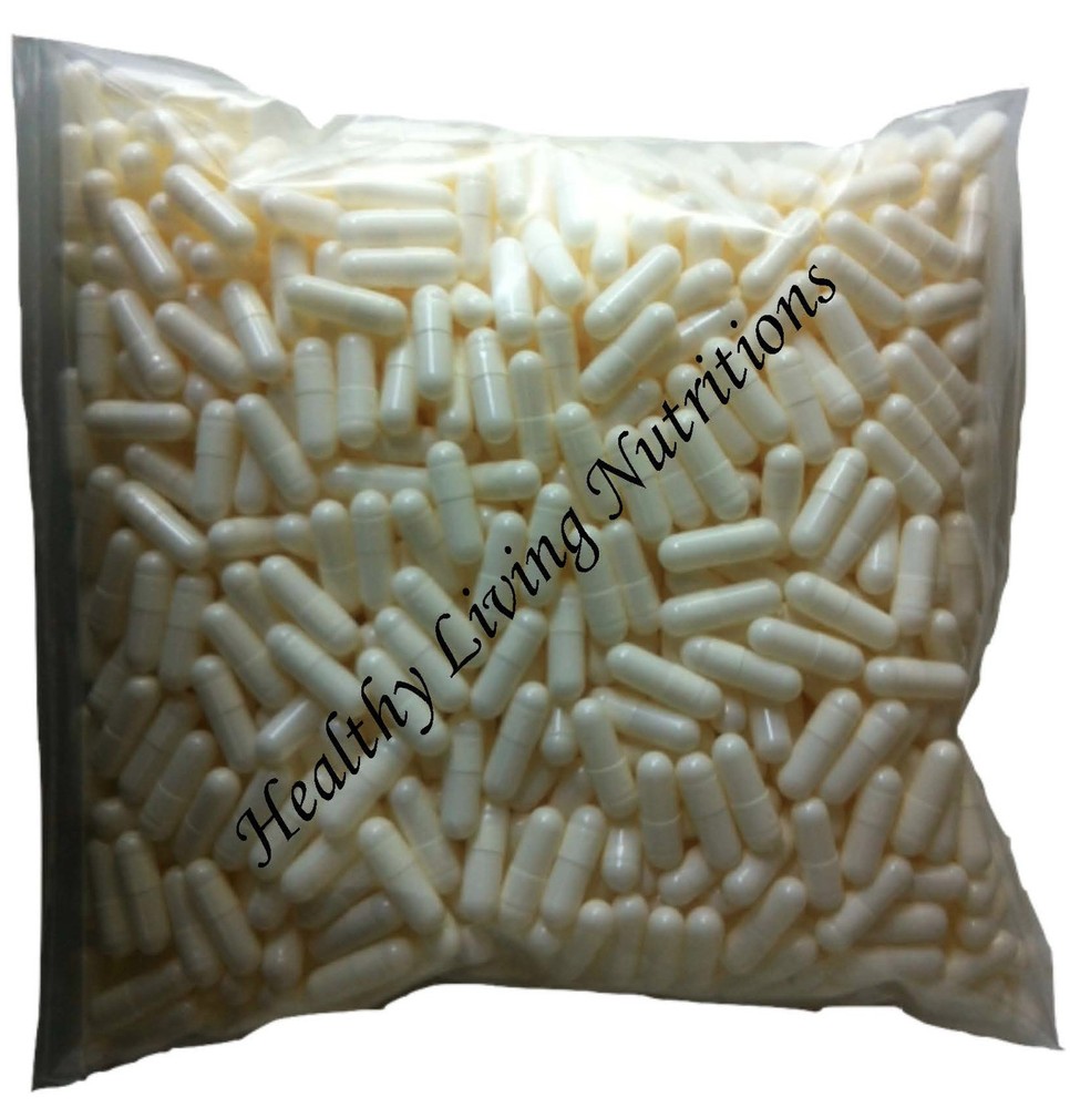 1000 EMPTY ENTERIC COATED  GELATIN CAPSULES ~ SIZE 1 ~ gel