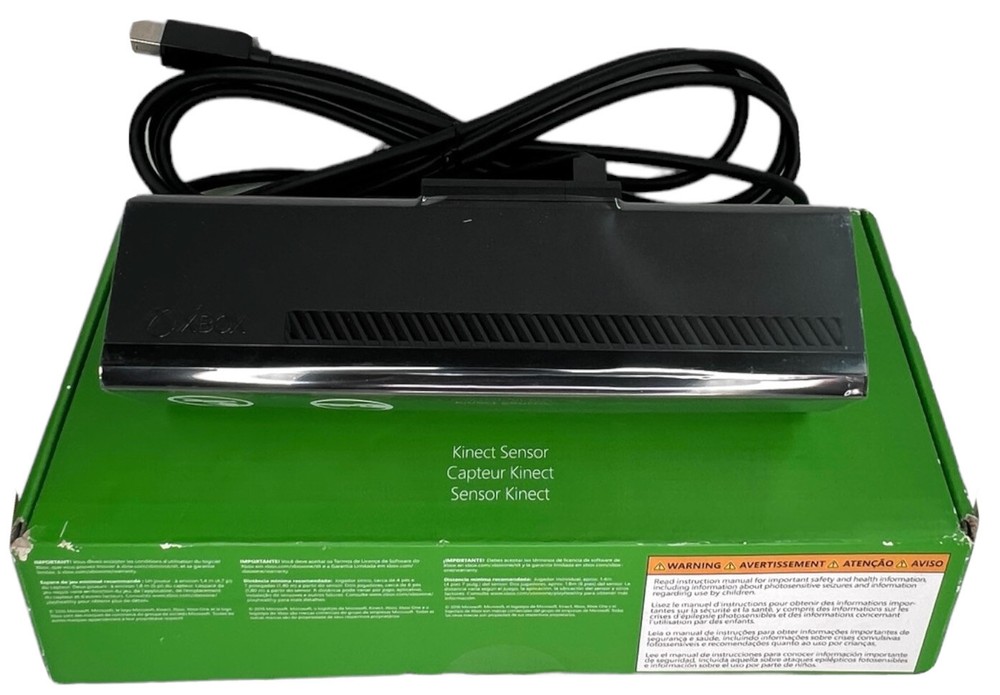Xbox One Kinect Sensor By Microsoft With Box And Instructions Preowned Untested