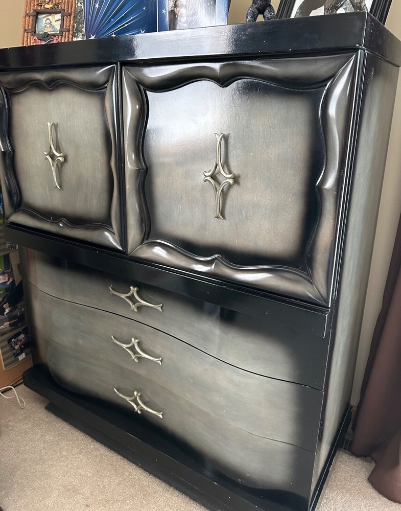 bedroom set full midcentury antique