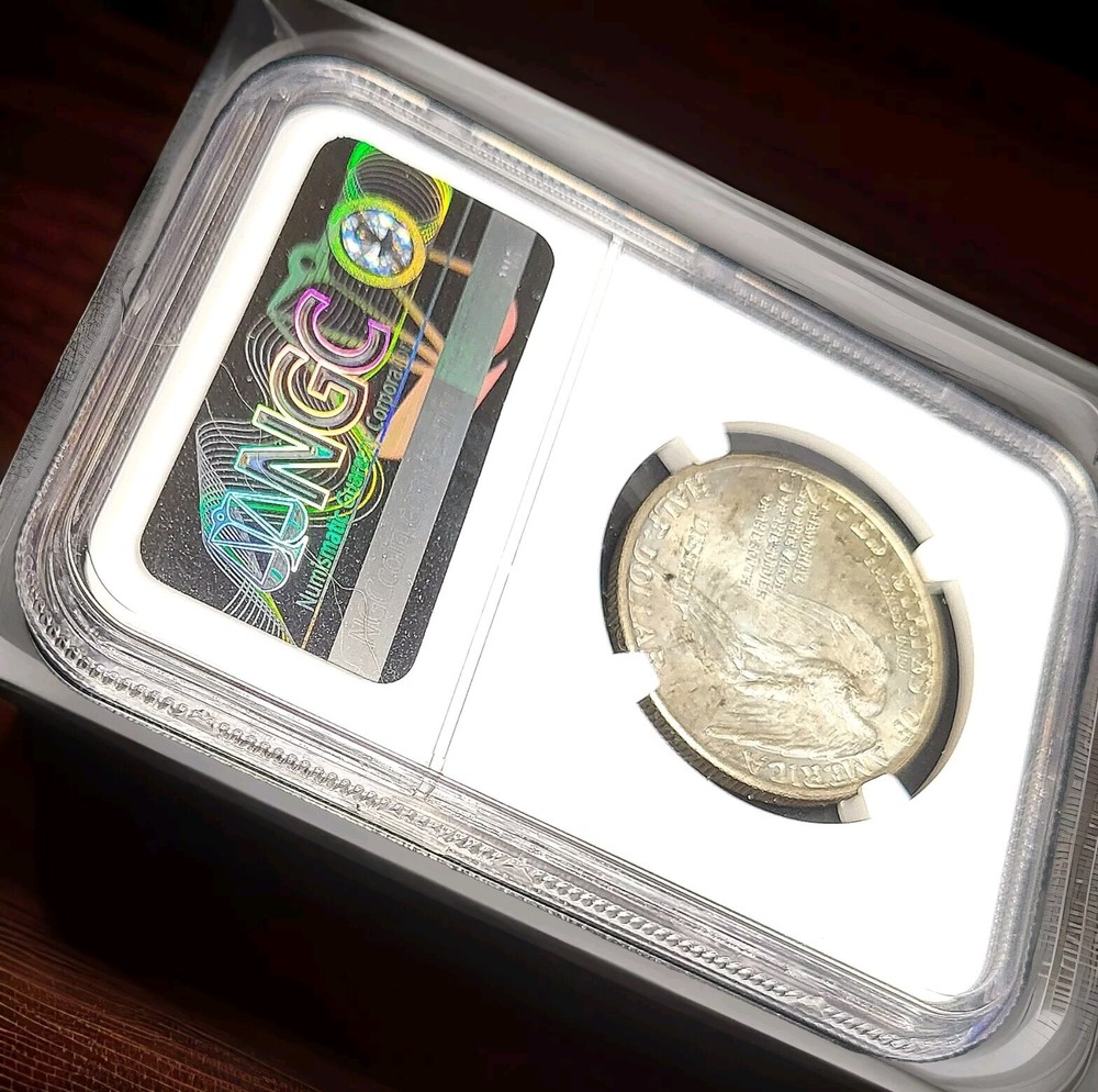 1925 Stone Mountain Commemorative Silver Half Dollar 50c. NGC MS 65