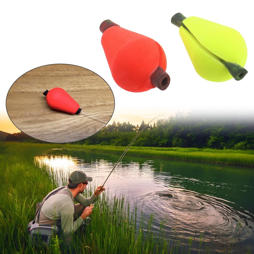 20 PCS Float Foam Fly Fishing Float Strike Indicator, Water Drop Bobber, Accs