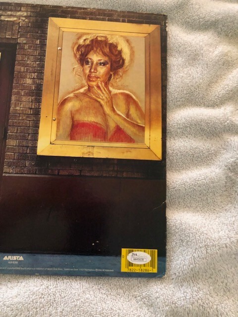 ARETHA FRANKLIN SIGNED ALBUM COA JSA