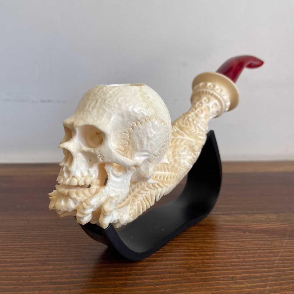S.Yanik Meerschaum Pipe Skull