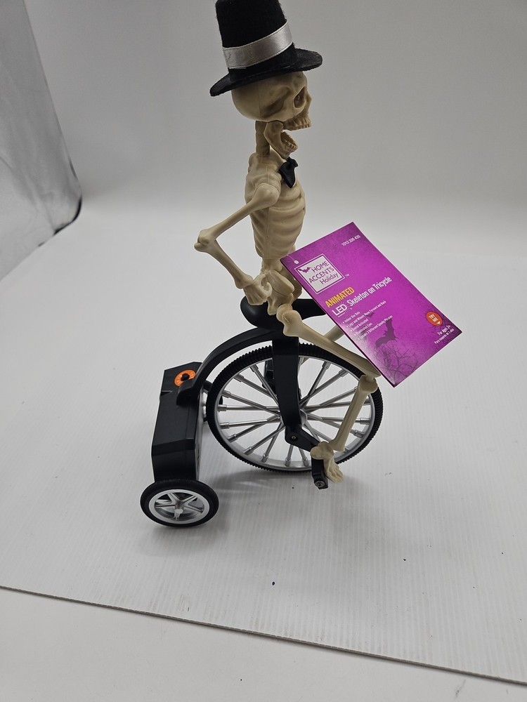 Animated Led Skeleton On Tricycle [79]