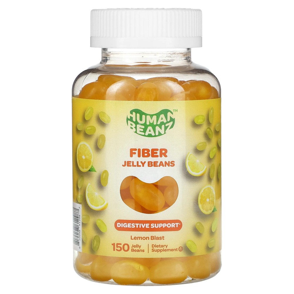 Fiber Jelly Beans, Lemon Blast, 150 Jelly Beans