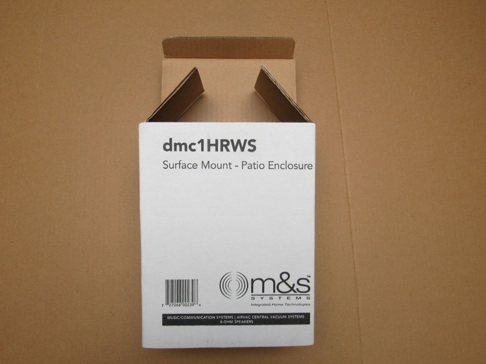 dmc1HRWS M&S Systems Surface-Mount Rough-in box