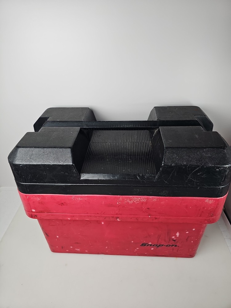 Snap-on Red Plastic Portable Multi Layer Tool Box Storage Chest Case KRW200