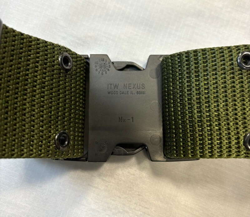 GENUINE ORIGINAL USA LC-2 QUICK RELEASE BELT, GREEN, MEDIUM [14006]