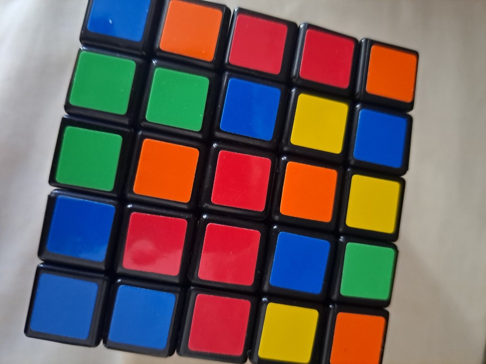 Rubik's Cube Puzzle TESTED WORKS GREAT Clean Pre-mixed