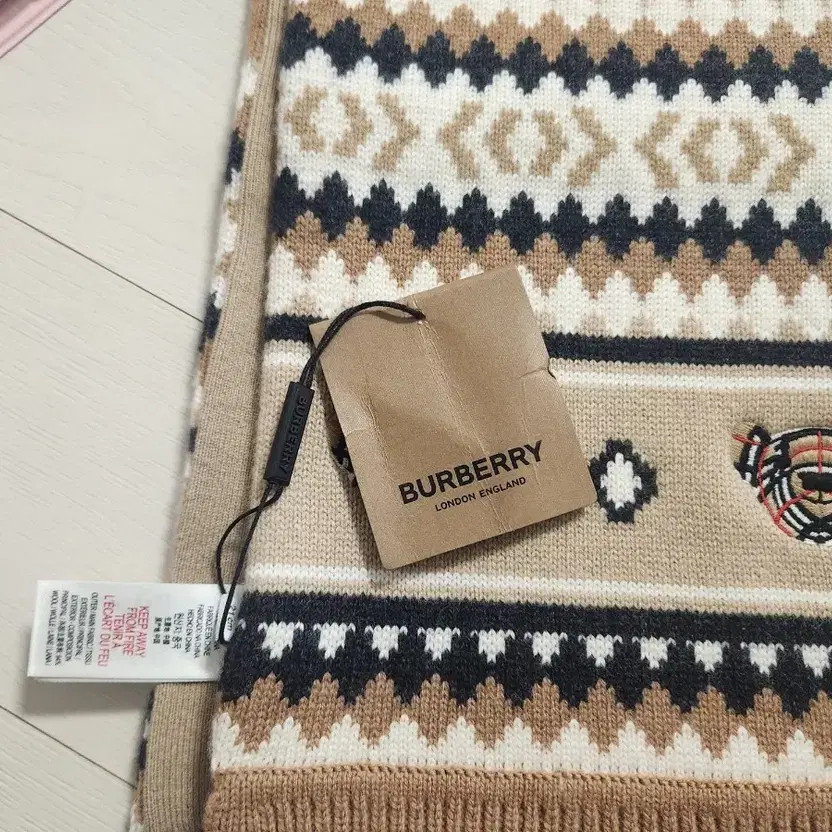 Burberry Kids Thomas Scarf New Official