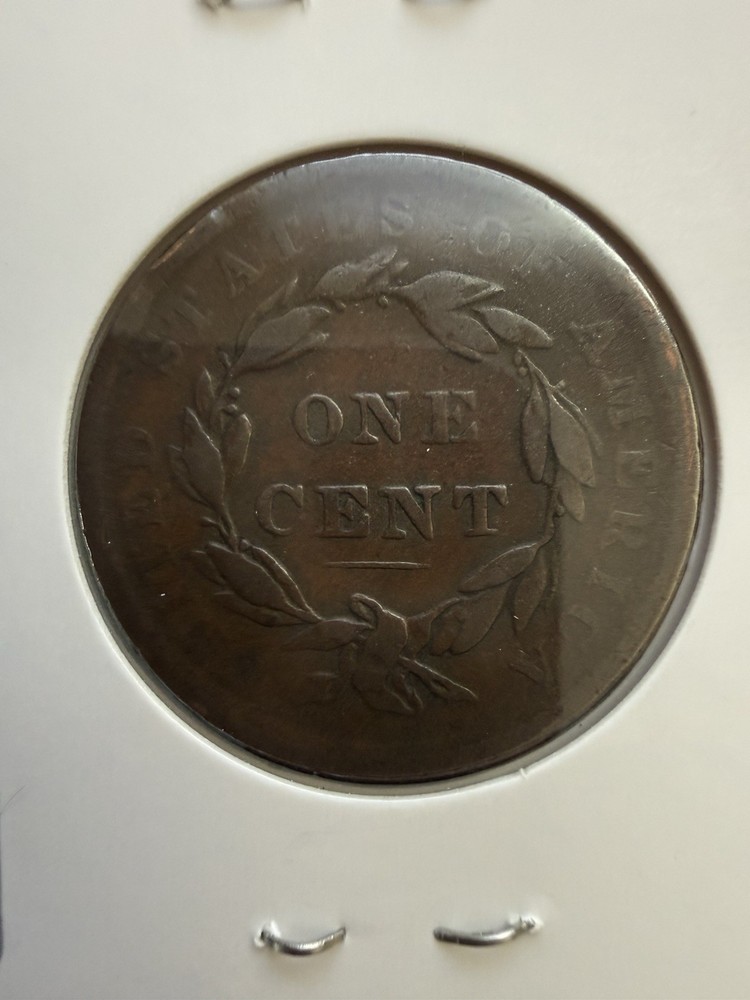 1839 Coronet Head Large Cent "Silly Head"