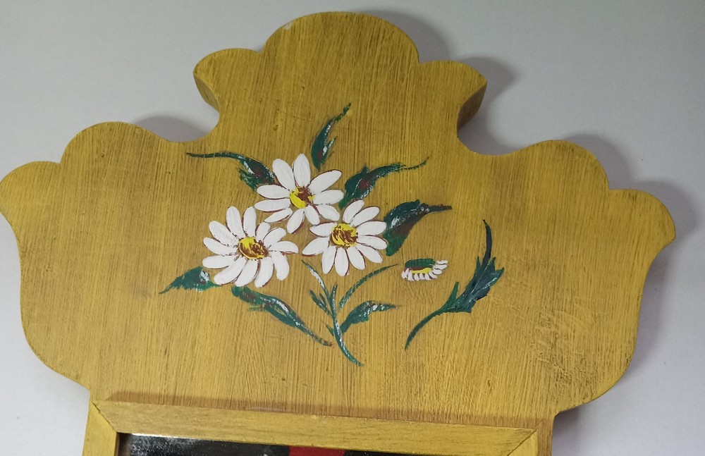 Vintage Wood Mirror