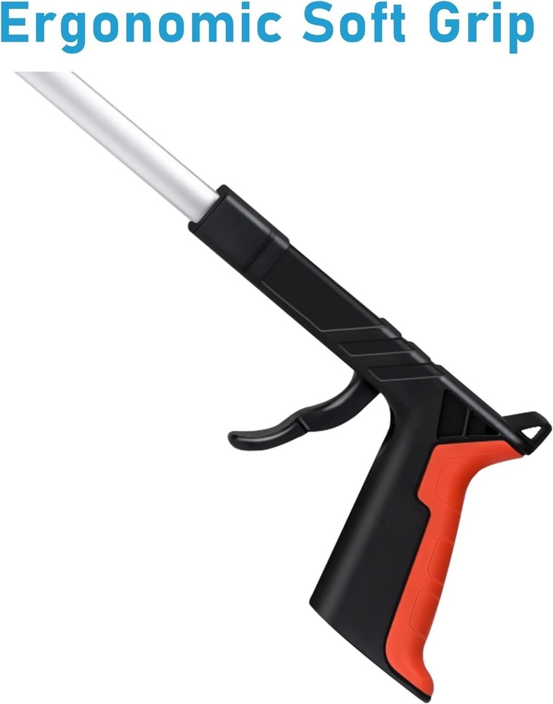 Foldable 32-Inch Grabber Tool with Rotating Head - Effortless Item Retrieval