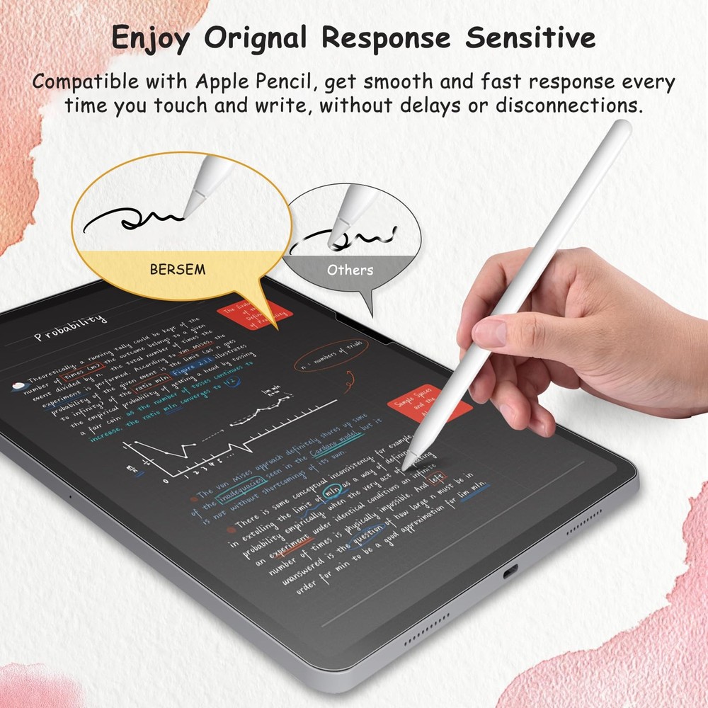 bersem 2Pack Paperfeel Screen Protector for iPad A16 11th/10th Generation 11/...