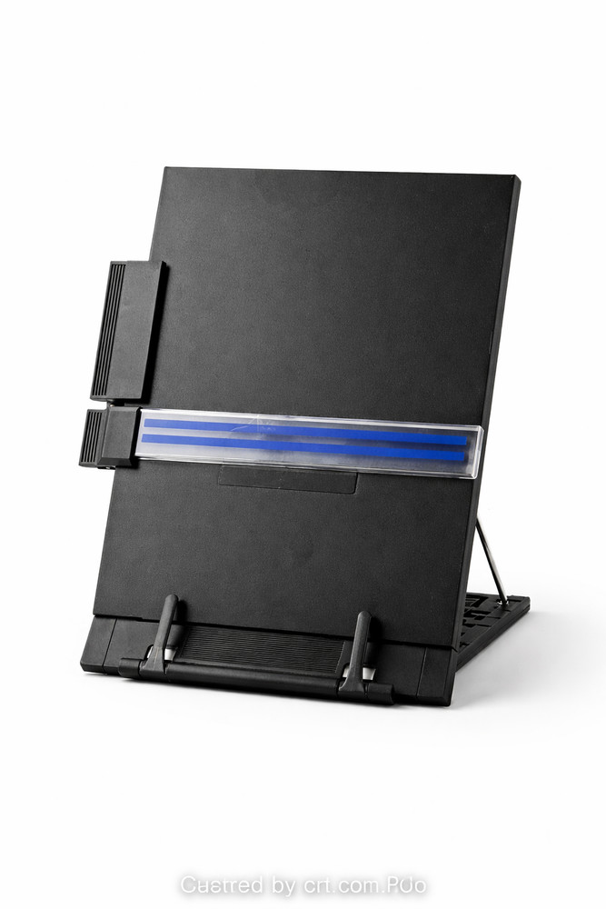 Desktop Document Holder Stand, Adjustable Copyholder with Line Guide & Clip