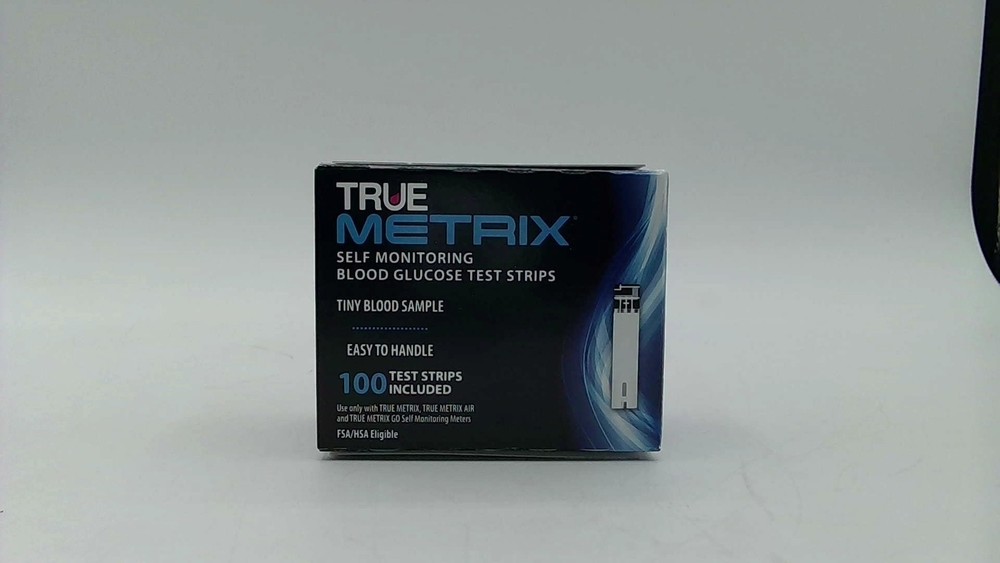 True Metrix Blood Glucose Test Strips 100