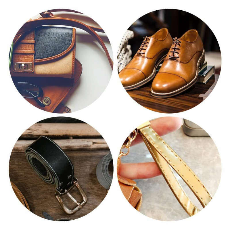 Black Leather Claw, Punching Tool Set, Leather Process Tool Hole Punch (4Pcs)