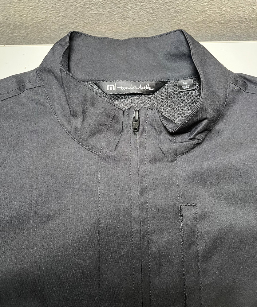Men's Travis Mathew Full Zip Jacket | Black | Medium