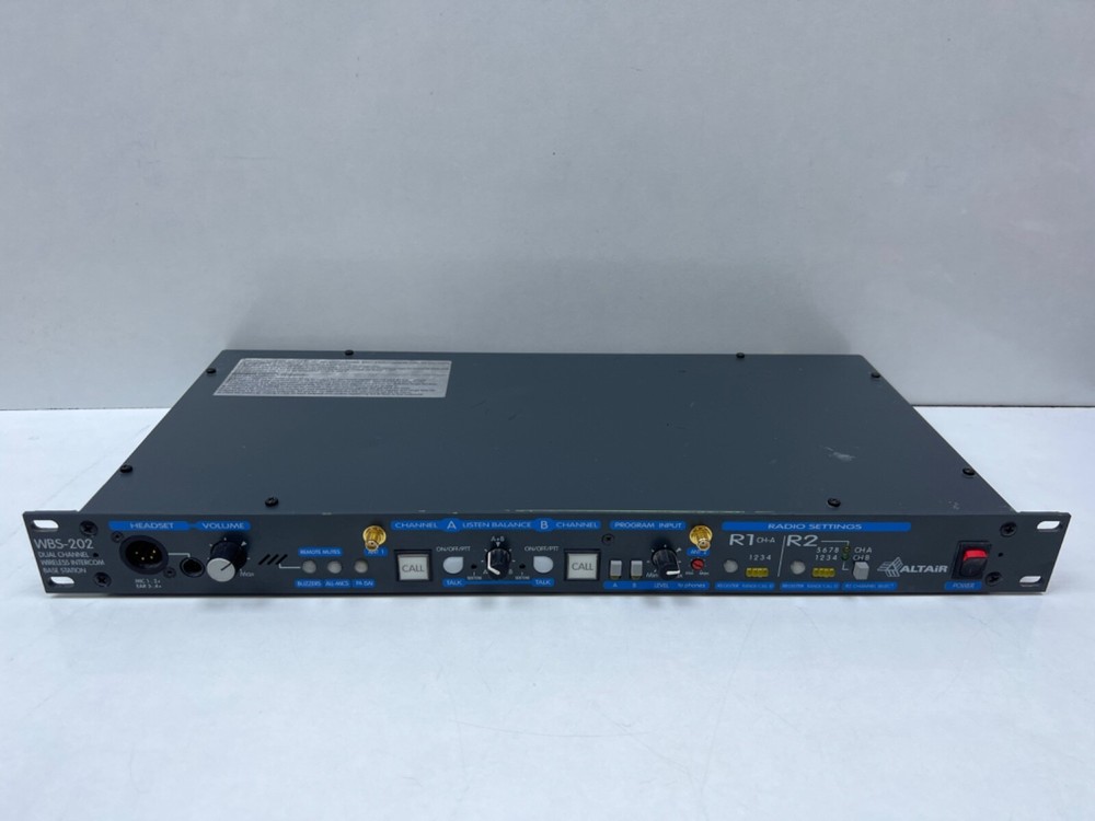 Altair WBS-202 Dual channel wireless intercom base station