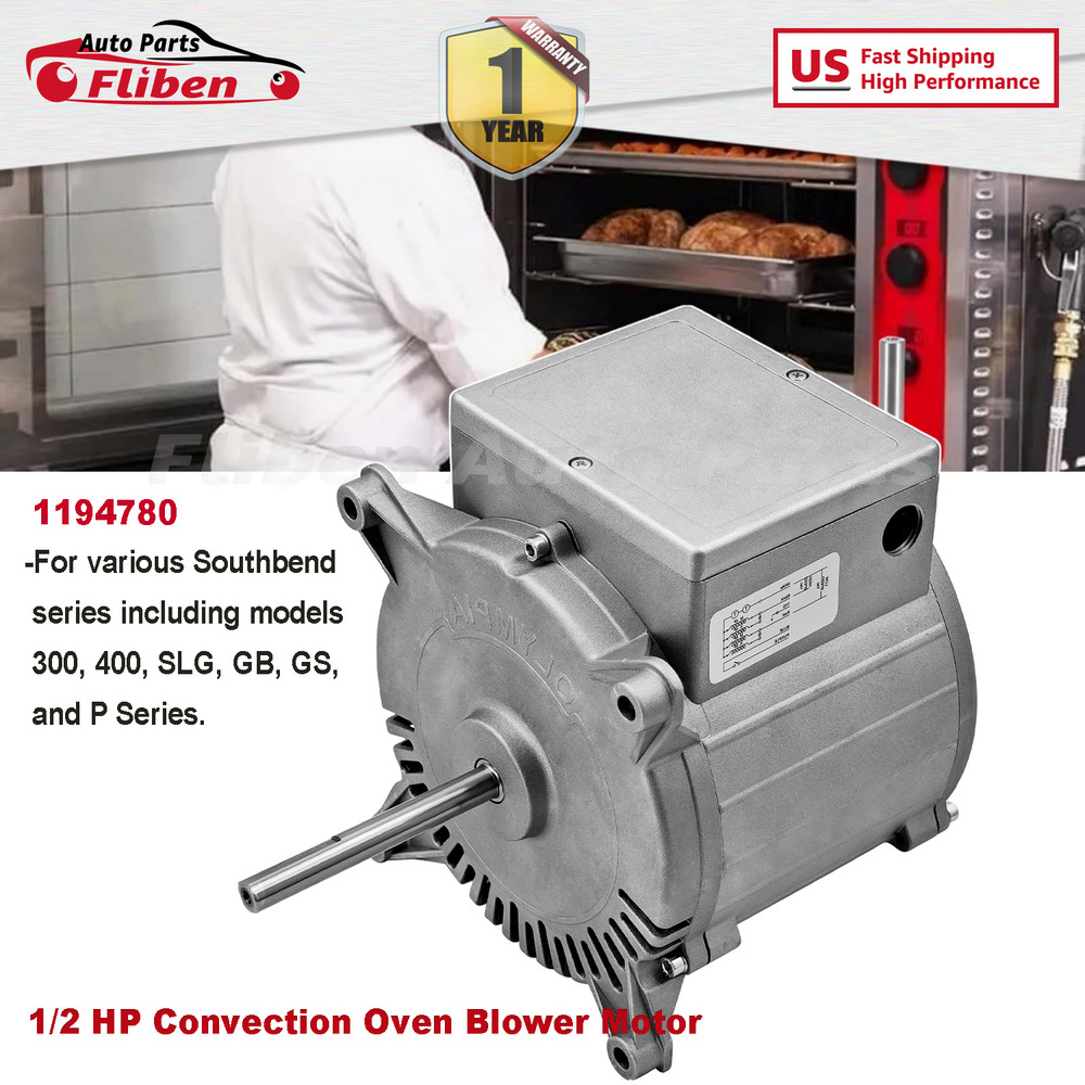 1194780 Southbend Convection Oven Motor For Southbend 300 400 SLG GB GS
