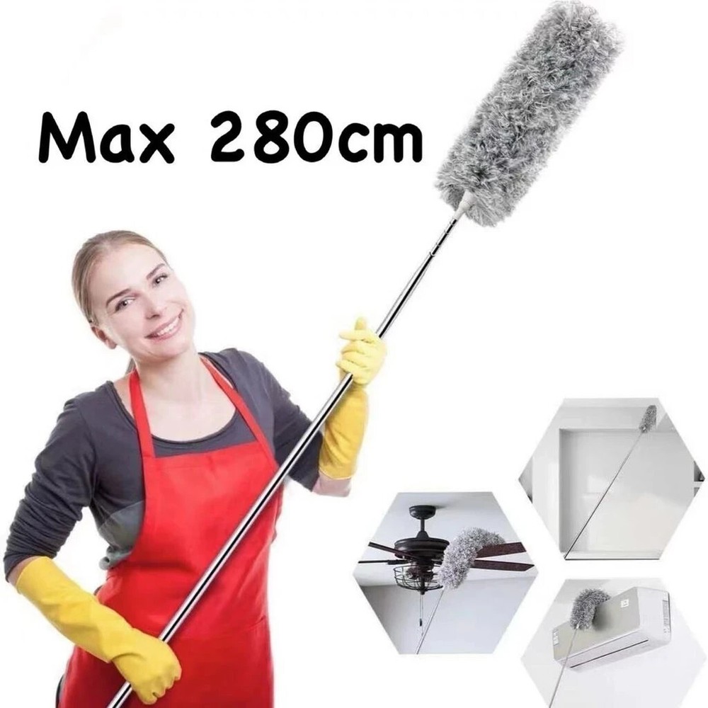 Bendable and Extra-Long Microfibre Washable Duster
