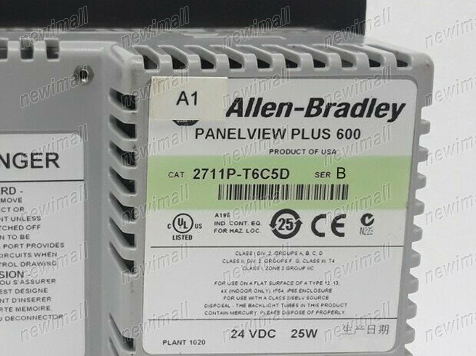 For Allen-Bradley PanelView Plus 600 2711P-T6C5D SER B LCD Screen Panel Replace