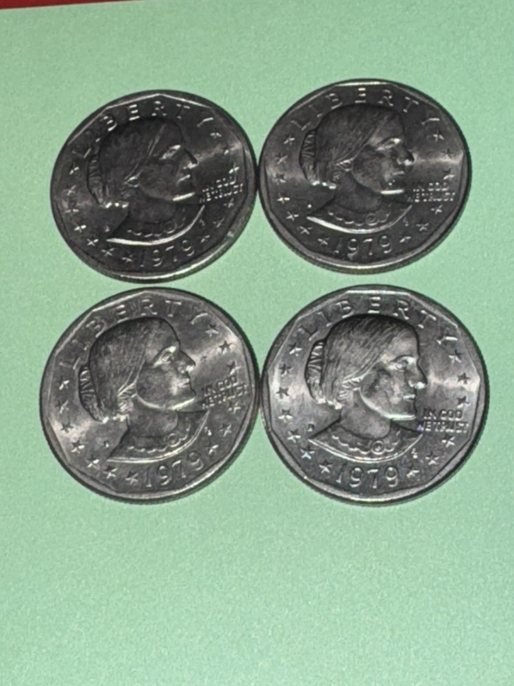 1979 Susan B Anthony Dollar (4) Very Fine Condition