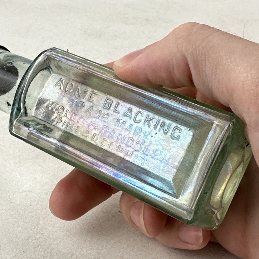 Vintage Bottle Acme Blacking Wolff’s Blacks & Randolph Philadelphia