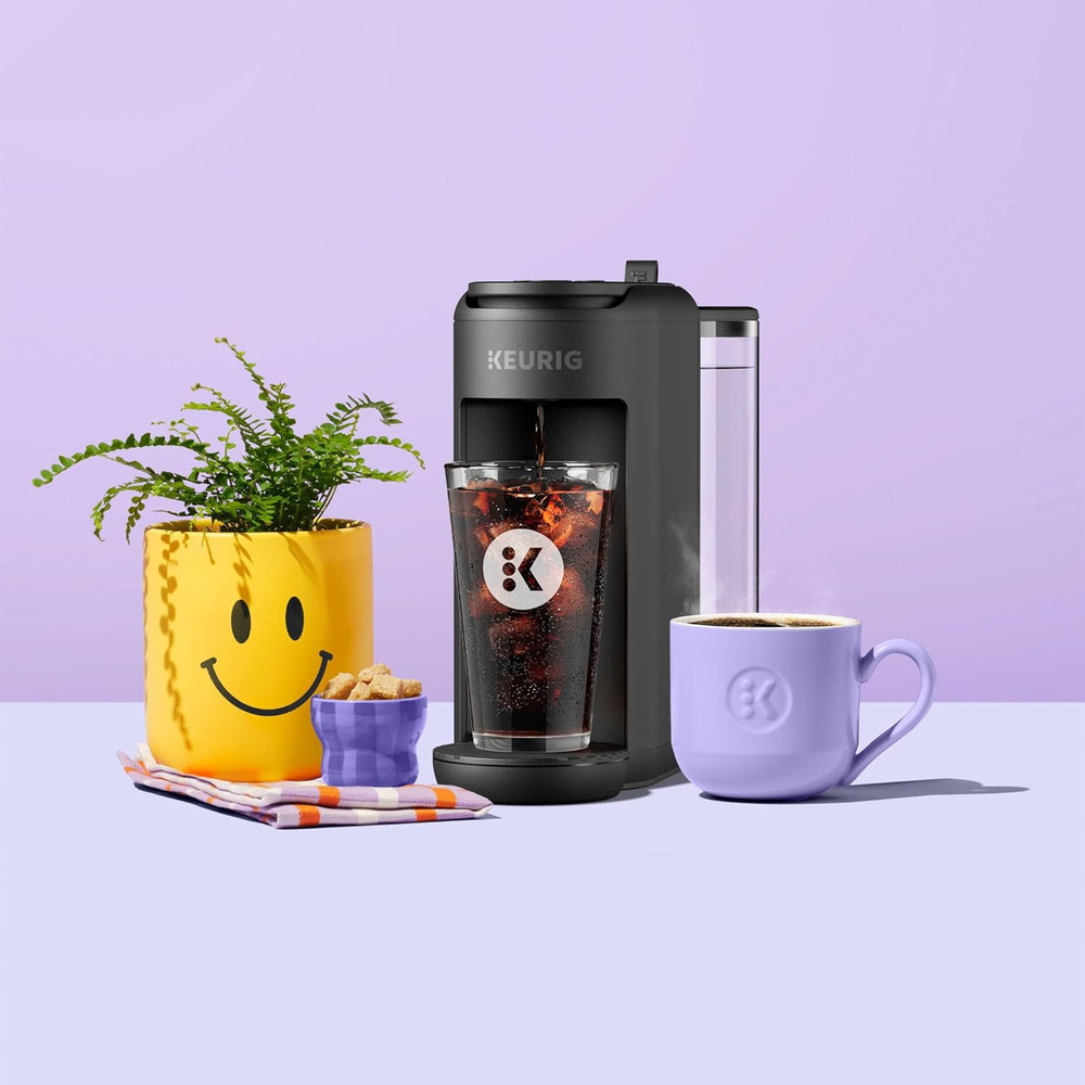 K-Mini Mate plus Single-Serve K-Cup Pod Coffee Maker, Compact, 3 Cup Sizes, Brew