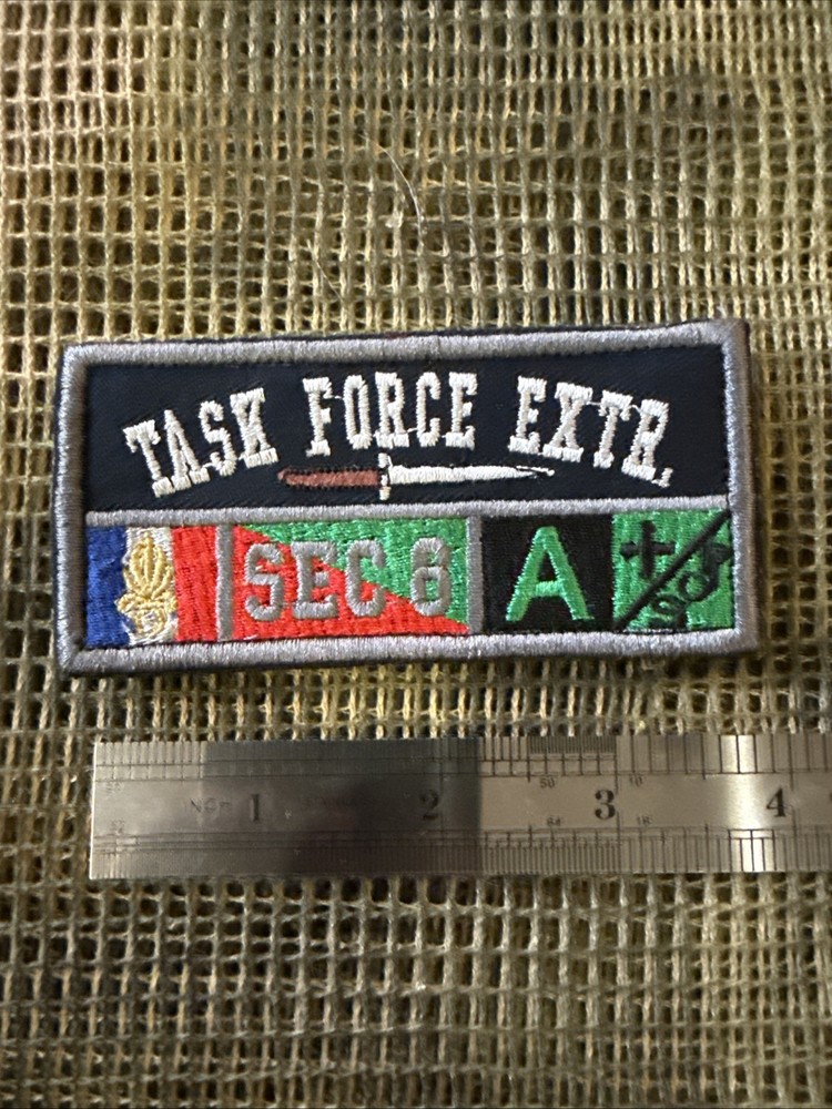 French Foreign Legion Special Operations Task Force Extr. SEC 8 Patch