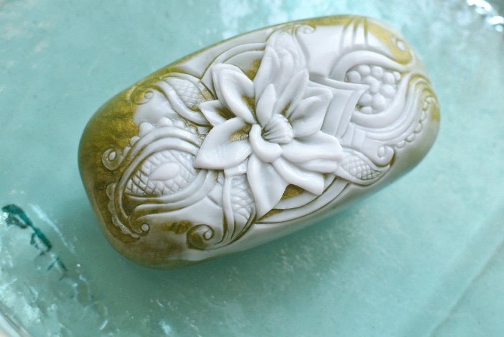 LOTUS SILICONE MOLD for soap making and other crafts