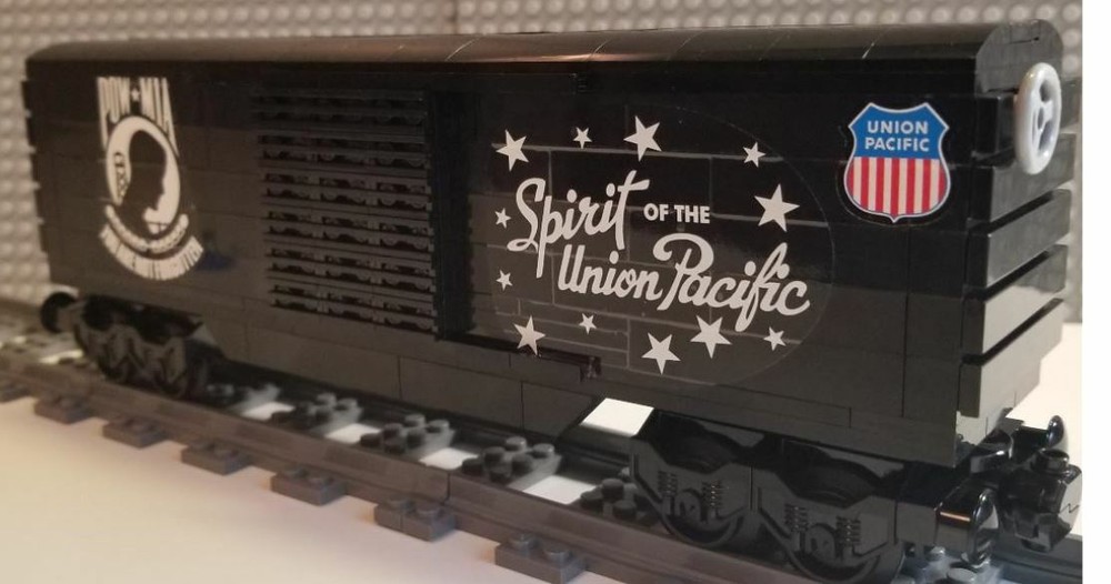 Custom Train Union POW-MIA Boxcar -PLEASE READ ITEM DESCRIPTION-