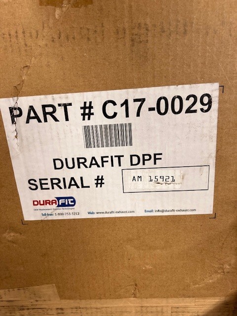 Durafit C17-0029 CUMMINS ISB  DPF FILTER 4965287,4965227